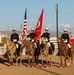 Marine Corps Logistics Base Barstow and U.S. Marine Corps Mounted Color Guard participate in the Barstow Western Roundup