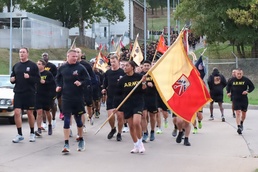 16th Sustainment Brigade Leads Baumholder Community in 9/11 Memorial Run