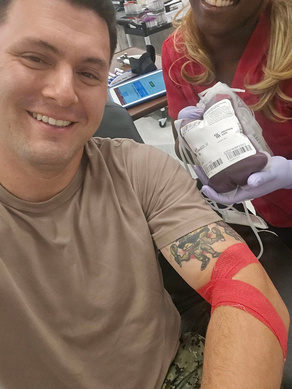 NTAG Mid America Sailors Support National Blood Supply