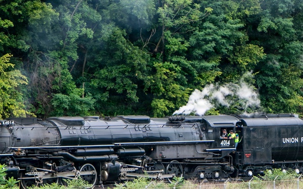 Big Boy No. 4014 at Emsworth Locks and Dams - USACE Pittsburgh District