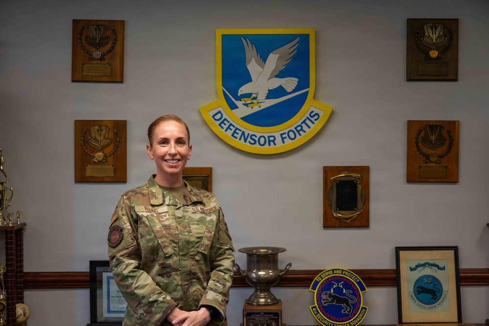 MASTER SGT. CATHERINE YOUNG: OUTSTANDING AIRMAN OF THE YEAR