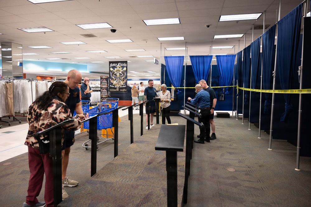 FY27 CPO Selectees Begin Uniform Fittings