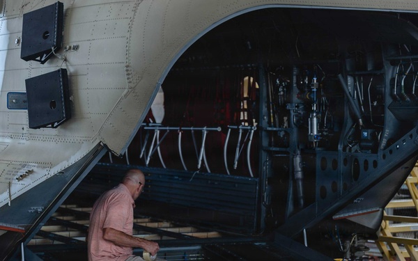 Corpus Christi Army Depot completes historic Chinook maintenance milestone