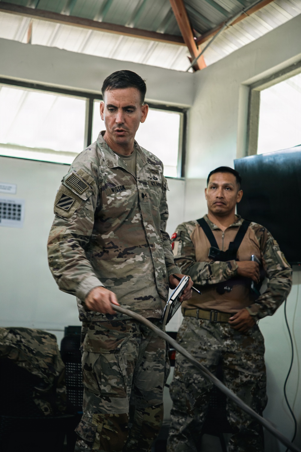 Argentine, Chile, Peruvian and U.S. Army leadership conduct rehearsal of concept drill during SV26