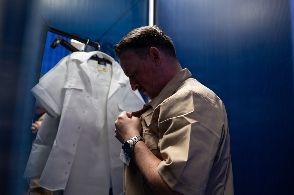 FY27 CPO Selectees Begin Uniform Fittings