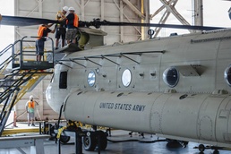 Corpus Christi Army Depot completes historic Chinook maintenance milestone