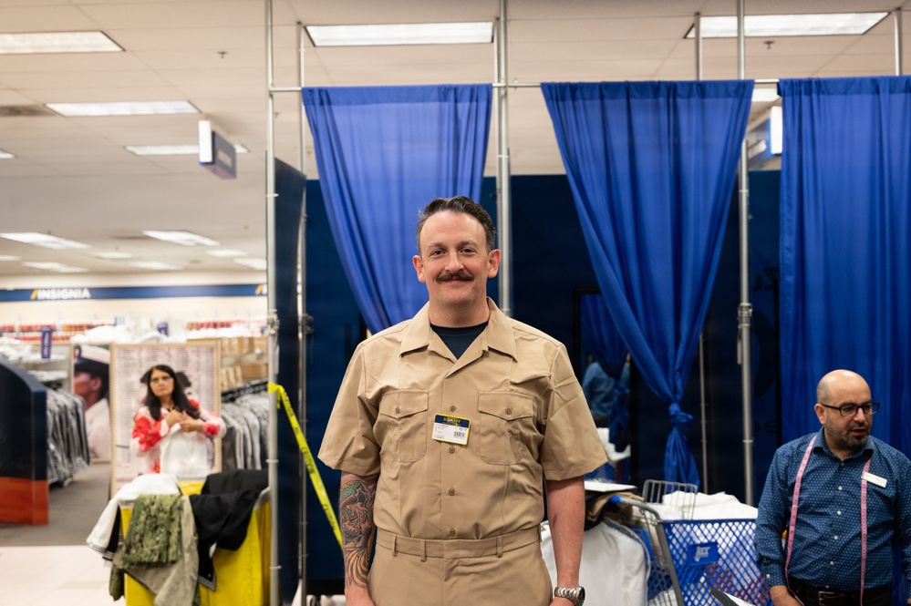 FY27 CPO Selectees Begin Uniform Fittings