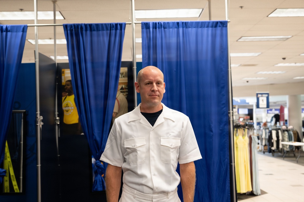 FY27 CPO Selectees Begin Uniform Fittings