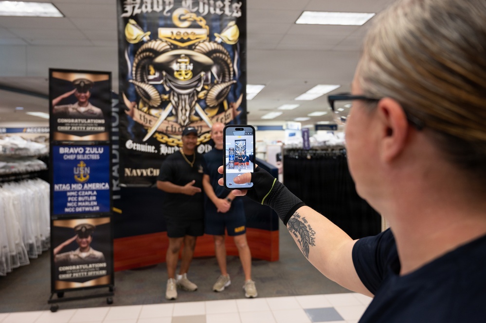 FY27 CPO Selectees Begin Uniform Fittings