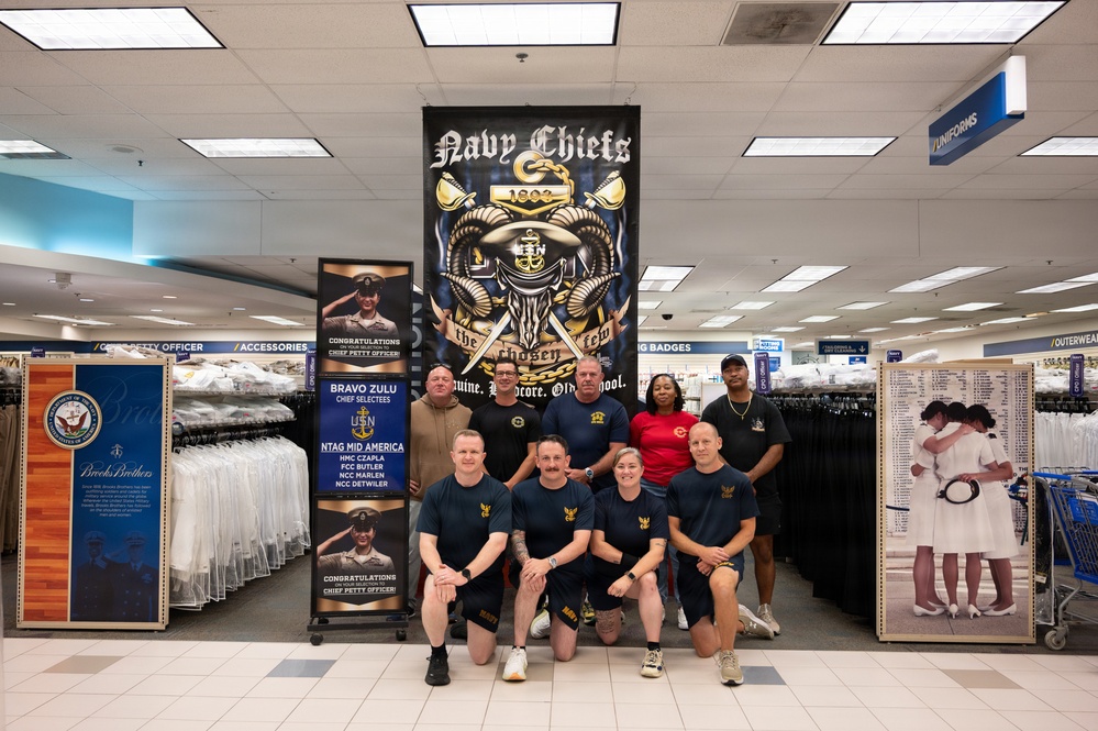 FY27 CPO Selectees Begin Uniform Fittings