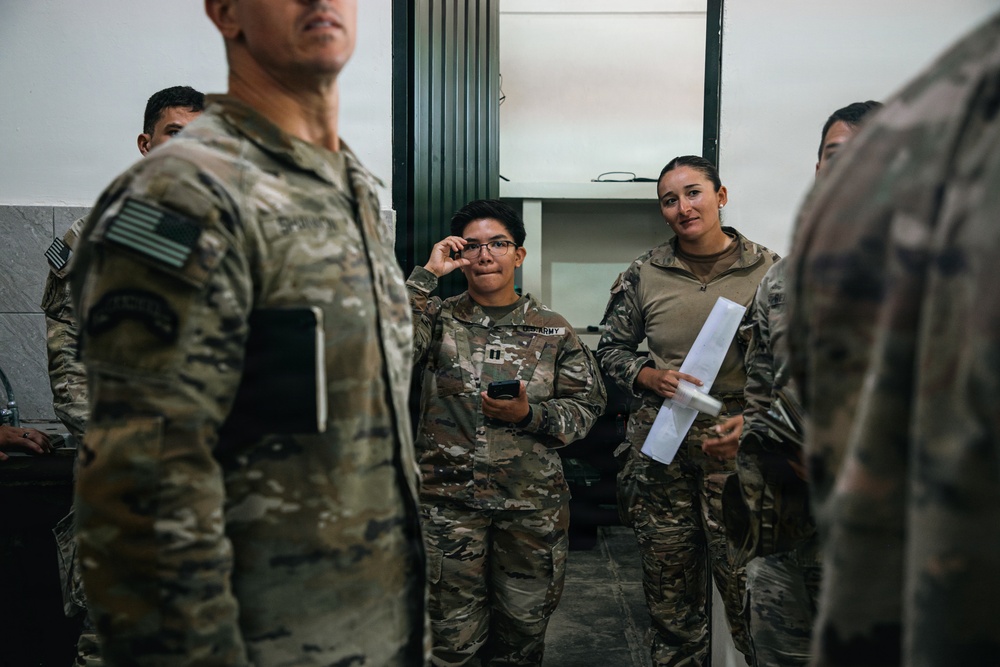 Argentine, Chile, Peruvian and U.S. Army leadership conduct rehearsal of concept drill during SV26