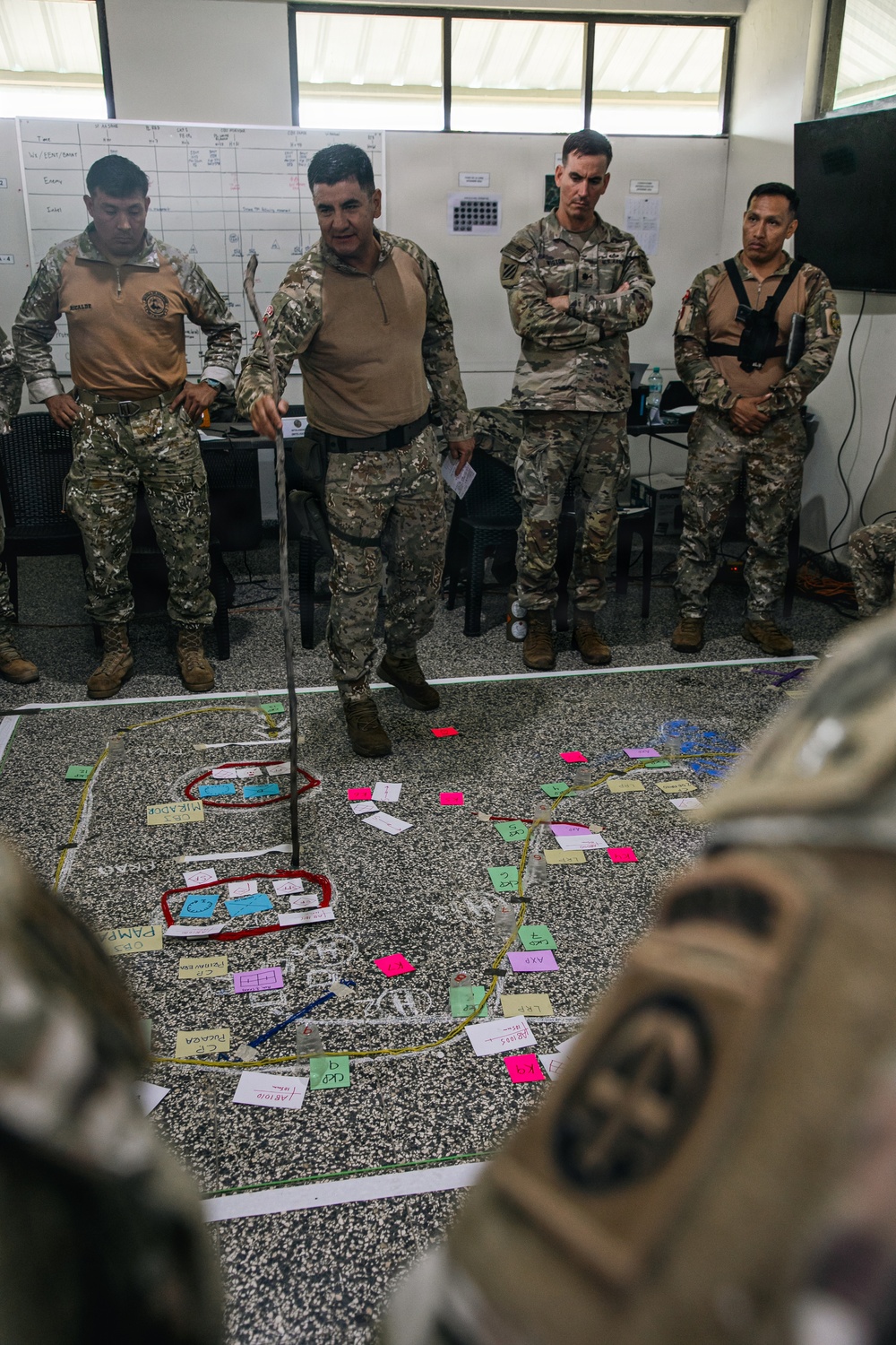 Argentine, Chile, Peruvian and U.S. Army leadership conduct rehearsal of concept drill, SV26