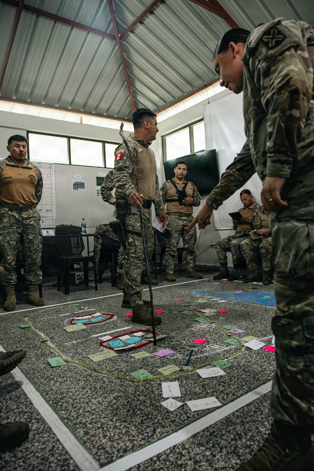 Argentine, Chile, Peruvian and U.S. Army leadership conduct rehearsal of concept drill during SV26