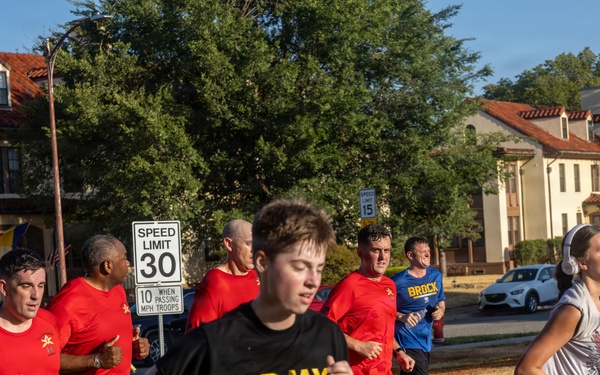 75th Field Artillery Brigade Soldiers and Families Honor 9/11 at Fort Sill Remembrance Run