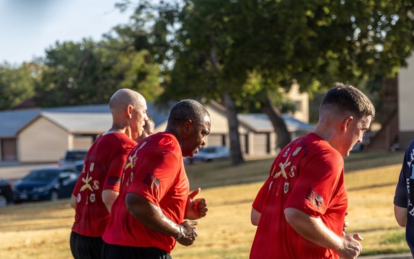 75th Field Artillery Brigade Soldiers and Families Honor 9/11 at Fort Sill Remembrance Run