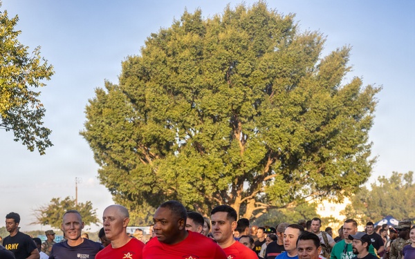 75th Field Artillery Brigade Soldiers and Families Honor 9/11 at Fort Sill Remembrance Run