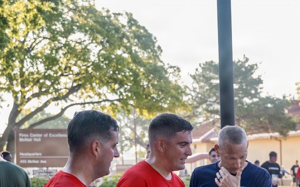 75th Field Artillery Brigade Soldiers and Families Honor 9/11 at Fort Sill Remembrance Run