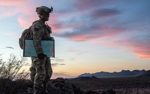 Soldiers patrol southern border near Yuma