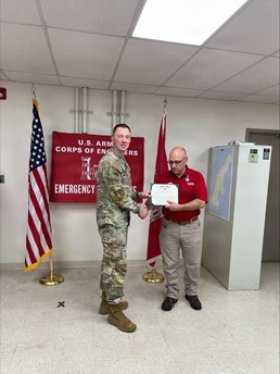 Stitzinger Presented with Civilian Service Achievement Medal