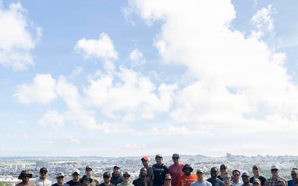 Newly selected Chief Petty Officers clean up Hacksaw Ridge