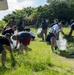 Newly selected Chief Petty Officers clean up Hacksaw Ridge