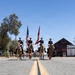 U.S. Marine Corps Mounted Color Guard presents the colors at Daggett Days