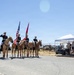 U.S. Marine Corps Mounted Color Guard presents the colors at Daggett Days