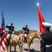 U.S. Marine Corps Mounted Color Guard presents the colors at Daggett Days