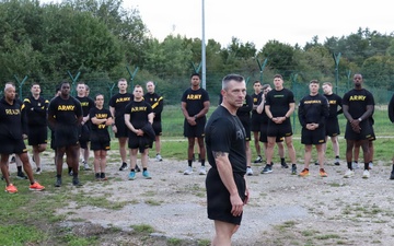 Ready First Combat Team Executes 9/11 Tribute PT in Hohenfels