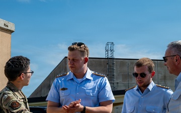 606th ACS Welcomes German Delegation to Strengthen C2 Interoperability