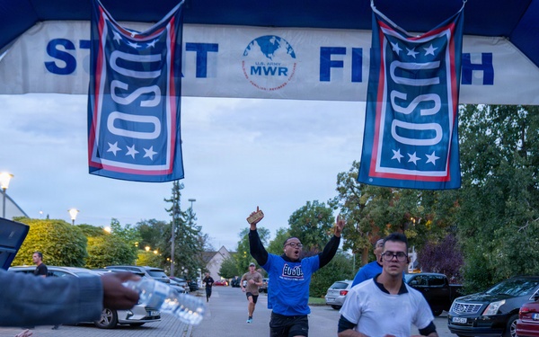 Katterbach Community and German Partners Commemorate 9/11 with Memorial Run and Ceremony