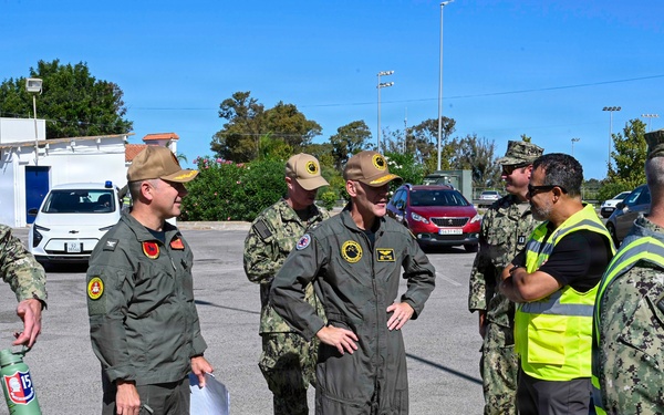 Navy Region EURAFCENT Rear Adm. John Hewitt visits NAVSTA Rota