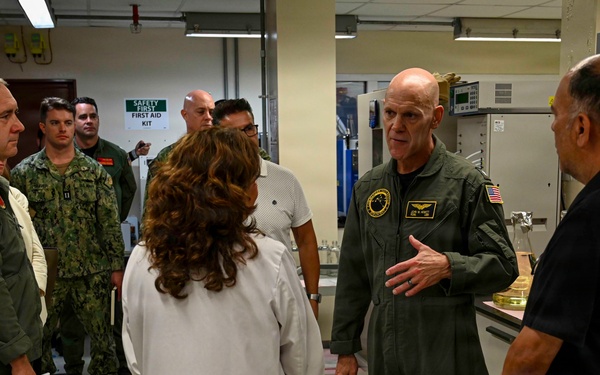 Navy Region EURAFCENT Rear Adm. John Hewitt visits NAVSTA Rota