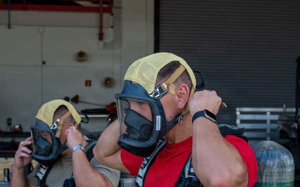 122nd Fighter Wing firefighters conduct unit training