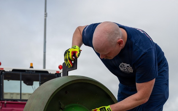 122nd Fighter Wing firefighters conduct unit training