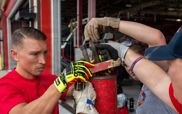 122nd Fighter Wing firefighters conduct unit training