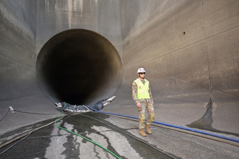 Walking the ramp: Oologah Dam main spillway stilling basin repairs