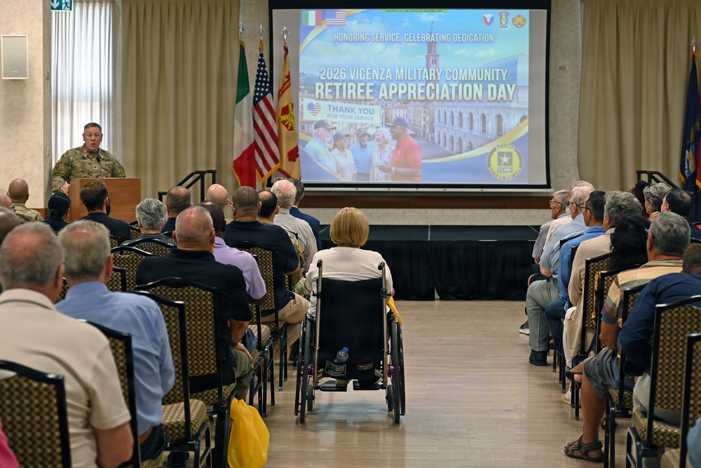 USAG Italy Hosts Retiree Appreciation Ceremony