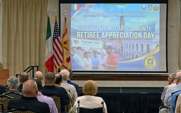 USAG Italy Hosts Retiree Appreciation Ceremony