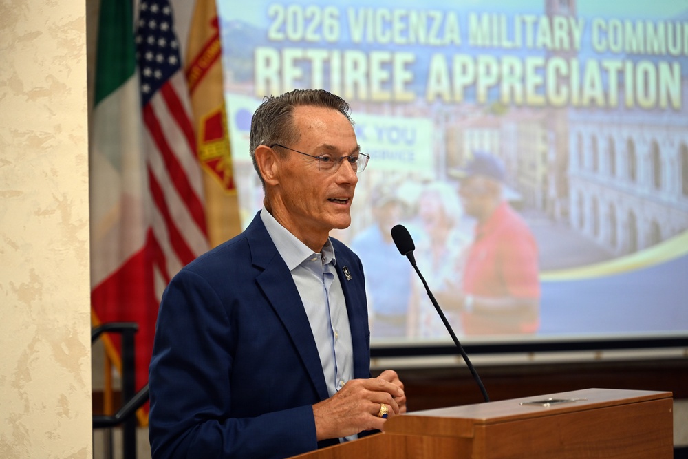 USAG Italy Hosts Retiree Appreciation Ceremony