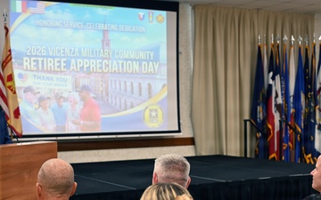 USAG Italy Hosts Retiree Appreciation Ceremony