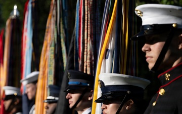 An Armed Forces Full Honors Wreath-Laying Ceremony is Held to Commemorate the 169th Birthday of President William H. Taft