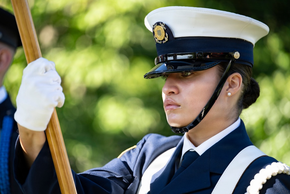An Armed Forces Full Honors Wreath-Laying Ceremony is Held to Commemorate the 169th Birthday of President William H. Taft