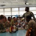Monthly all-hands meal at Naval Weapons Station Yorktown's award-winning Scudder Hall Galley
