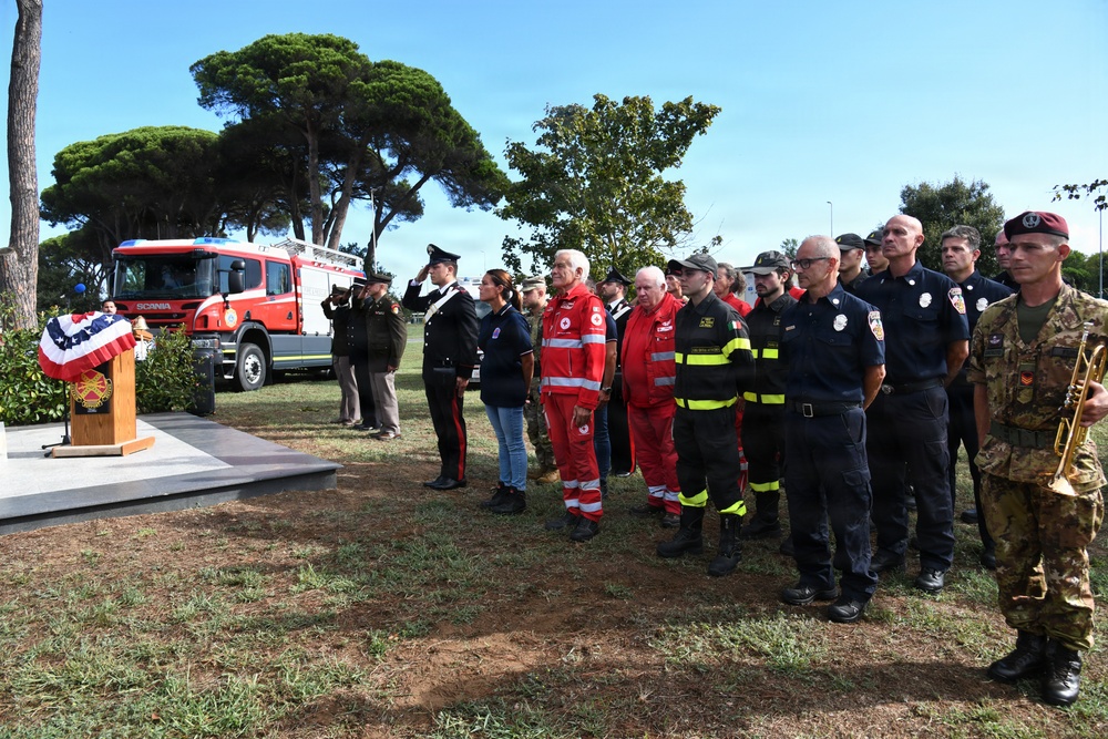 Camp Darby First Responders Commemorate 9/11 With Ceremony