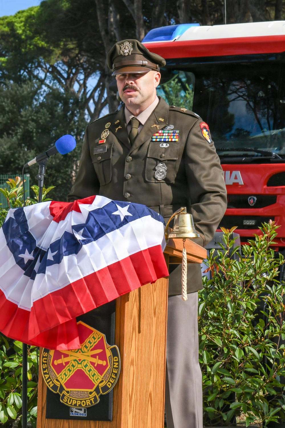 Camp Darby First Responders Commemorate 9/11 With Ceremony