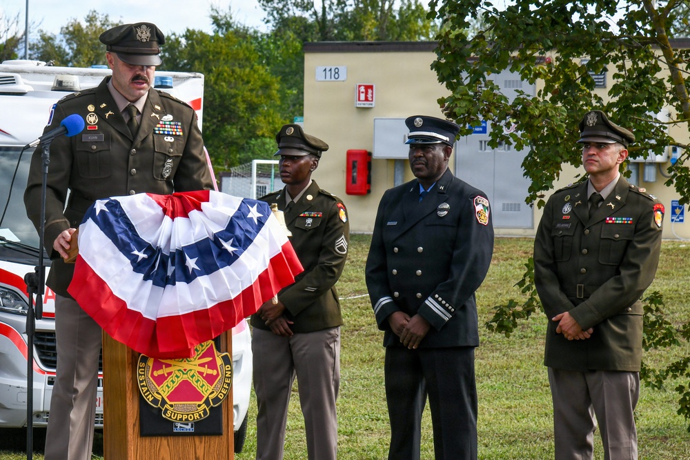 Camp Darby First Responders Commemorate 9/11 With Ceremony