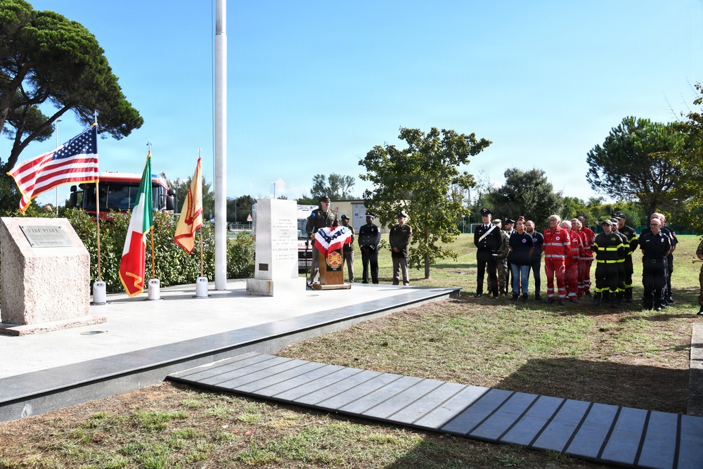 Camp Darby First Responders Commemorate 9/11 With Ceremony