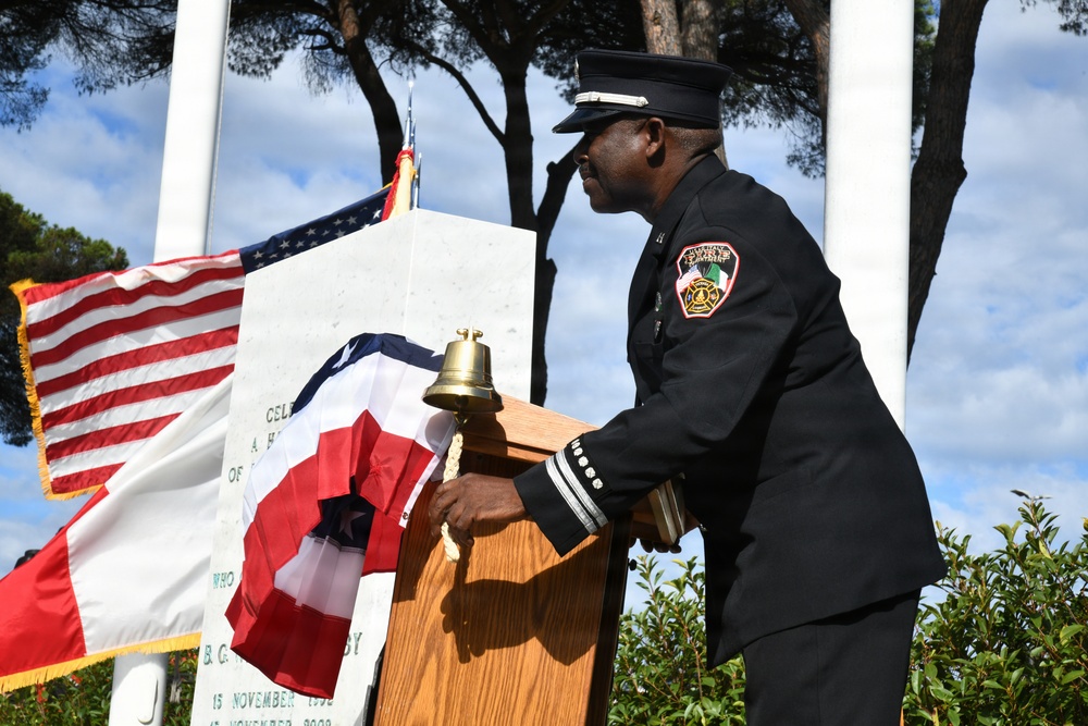 Camp Darby First Responders Commemorate 9/11 With Ceremony