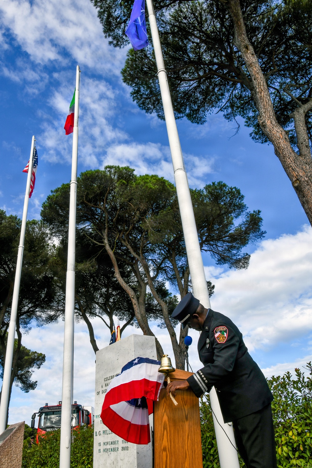 Camp Darby First Responders Commemorate 9/11 With Ceremony